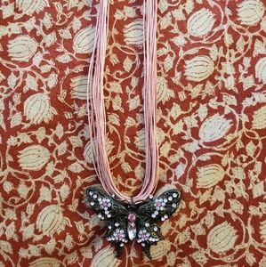 Butterfly Rope Necklace